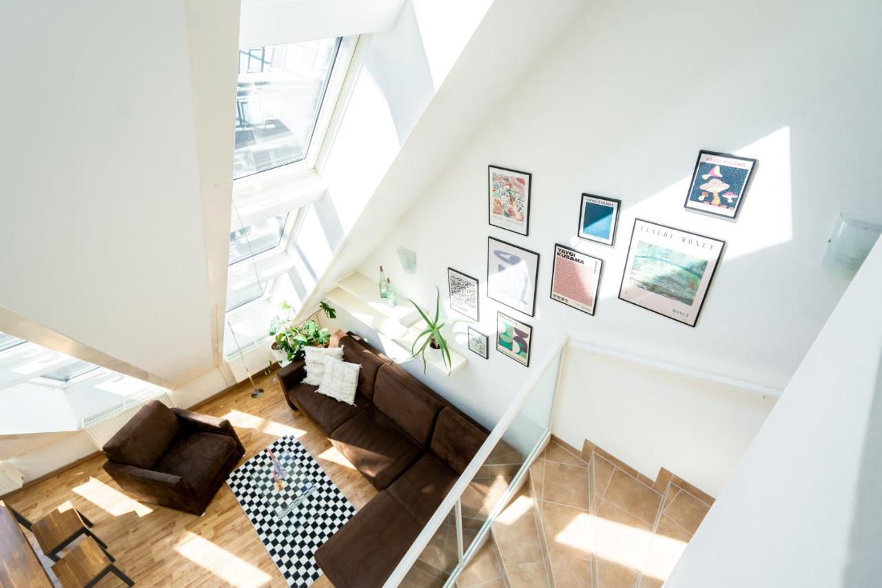 Unique Maisonette Apartment Gasometer 12Th Floor Відень Екстер'єр фото